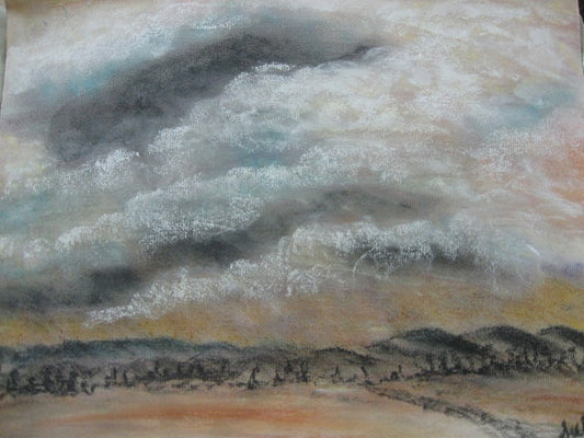 DREAM BEARERS Soft Pastels on Paper 12" x 17" 2009
