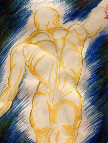 THE TEMPLE 2 Water Color on Paper 12" x 8" 2012