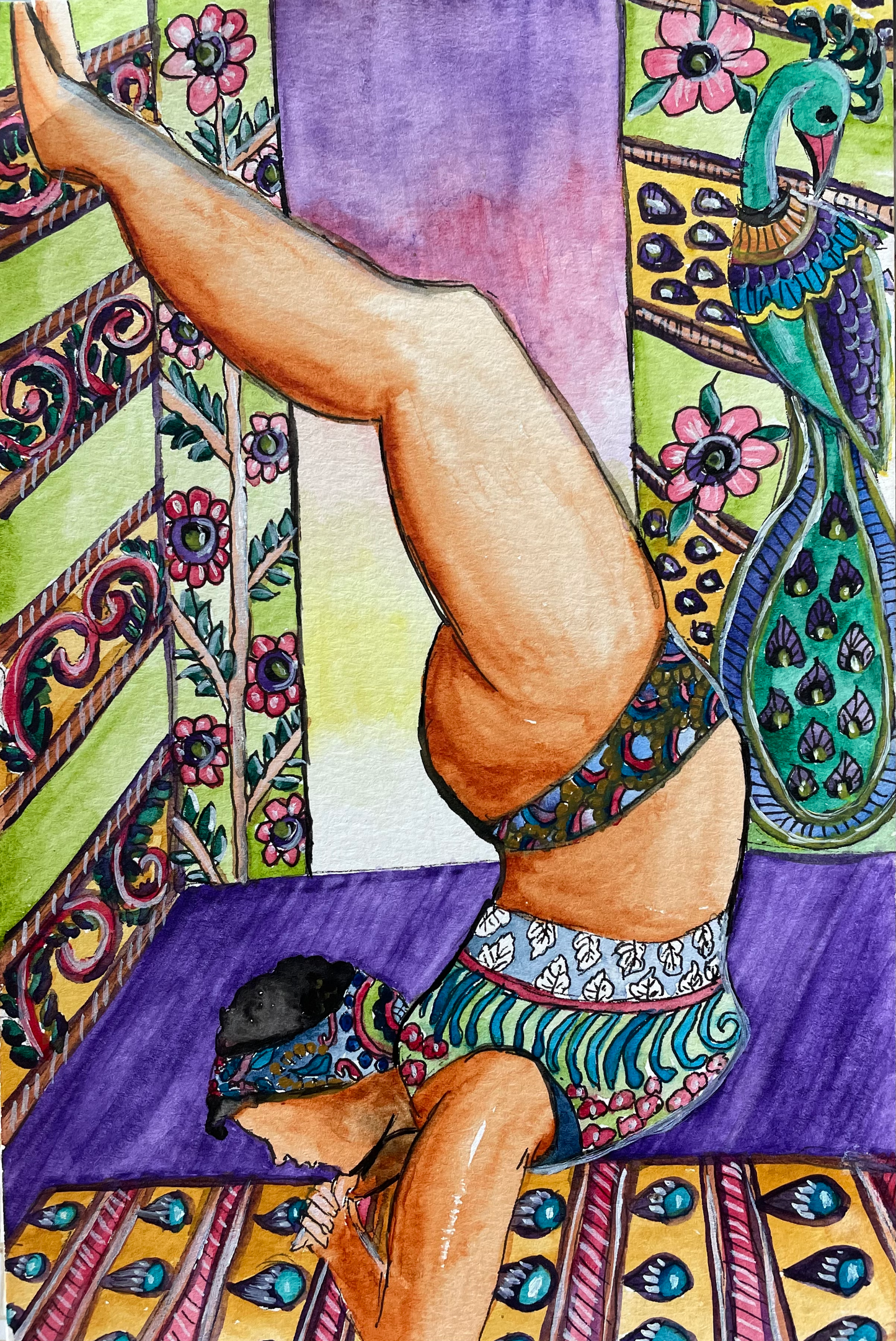 Kalamkari Head Stand