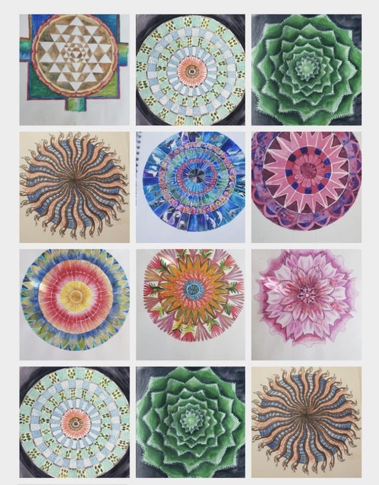 Creating Mandala Re-invented- (Online : Eight Sessions)