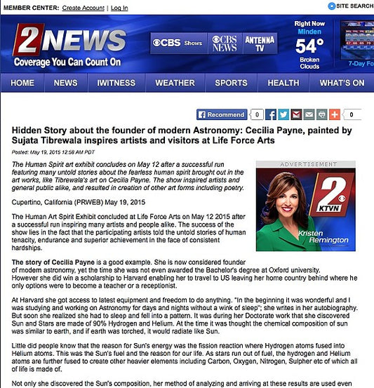 KTVN, 2 NEWS, May 19th , RENO NV 2015