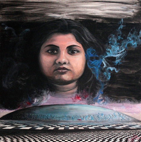 THE GAME OF LIFE [Sold] | Acrylic on Canvas36" x 36" | 2009