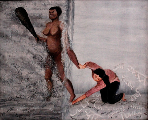 FINDING STRENGTH | Acrylic on Canvas | 24" x 30" | 2011