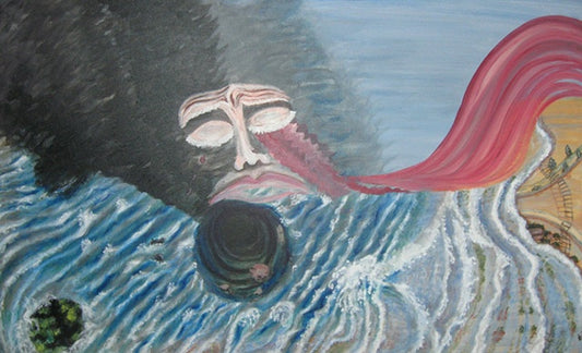 OVER WHELMING [Commissioned] Acrylic on Canvas 36" x 60" 2009
