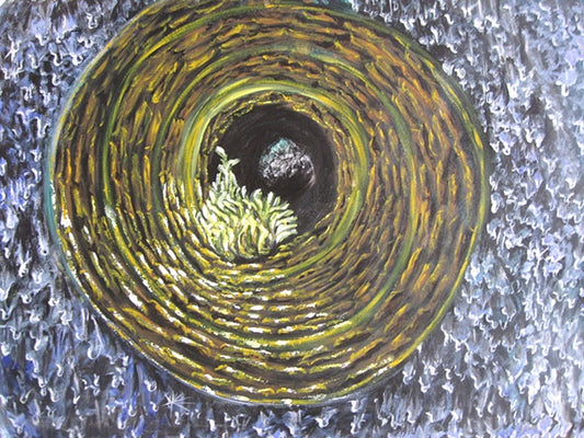 FIRE AND ICE [Sold] Acrylic on Canvas 24.5" x 35.5" 2009