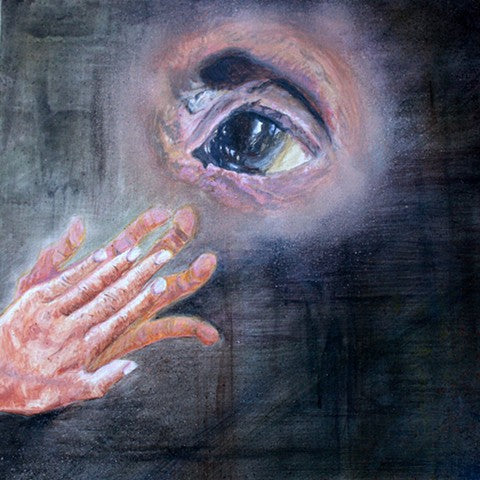 BIDDING ADIEU Acrylic on Canvas 24" X 24" 2012