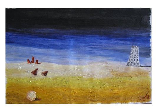 BARREN Acrylic on Canvas 17.5" x 26" 2009
