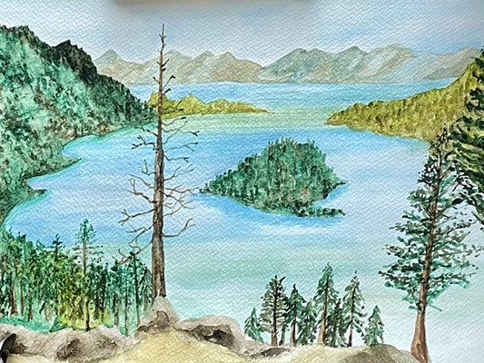 Tahoe Jewel 2 Water color 2021