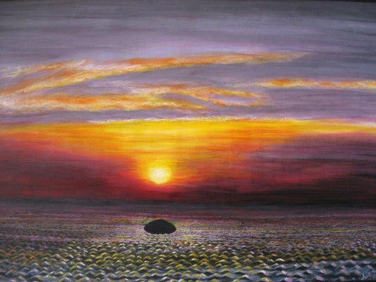 REFLECTIONS 2 [Sold] Acrylic on Canvas 24" x 36" 2009