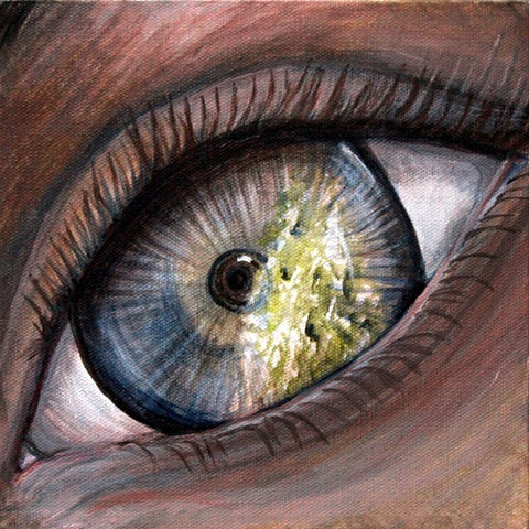THE MIRAGE Acrylic on Canvas 8" x 8" 2012