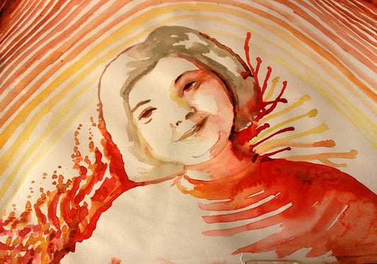 PANKHURI [Sold]Water Color on Paper11" x 14"2012