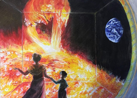 Journey to the Sun by Sujata | acrylic on canvas | 2016