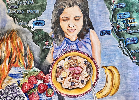 Sinful Breakfast Water color 2021