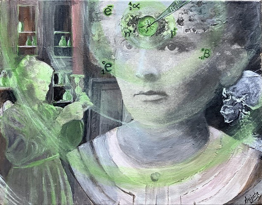 Breaking the Atom : Marie CurieAcrylic on Canvas | 2021